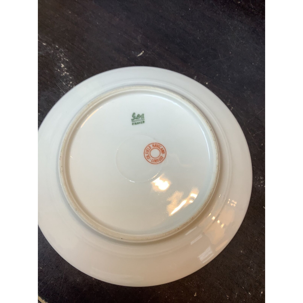 CH Field Haviland Limoges France 5.5” plates Set Of 4 GDA Decorator Mark - Picture 11 of 11